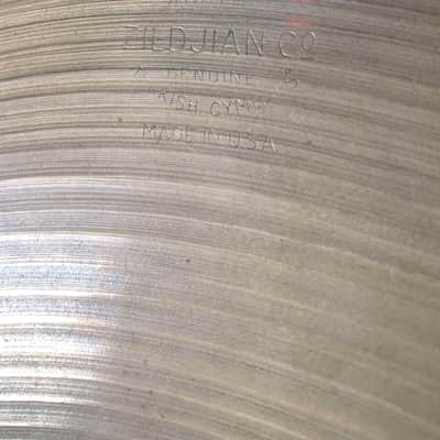 Vintage 60's Zildjian 14" Hi-Hat Top Cymbal 750g (AM) (Bag 6) image 5