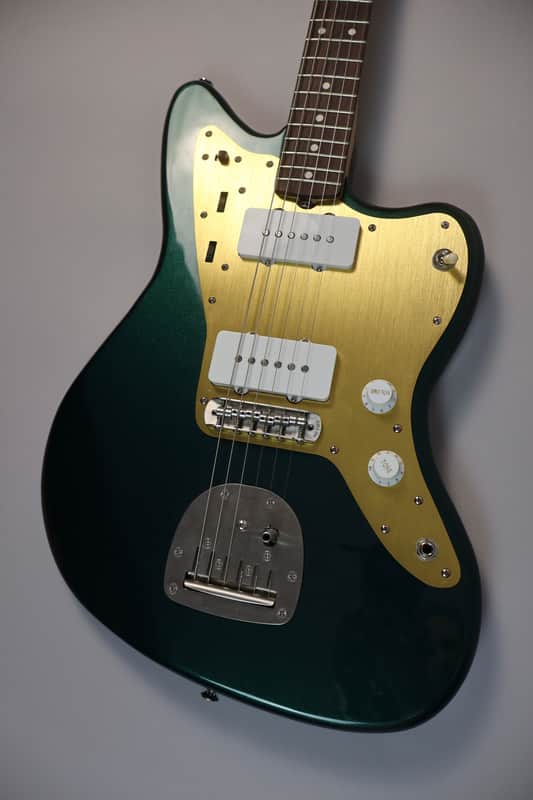 Brown Bear Guitars Jazzmaster British Racing green with Descendant bridge/vibrato image 1
