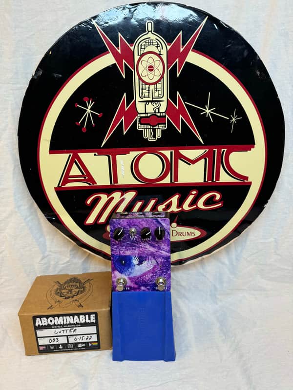 Abominable Electronics x Code Orange The Cutter Overdrive Pedal with Box image 1
