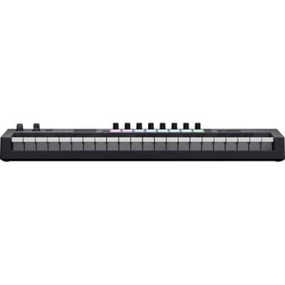 Novation Launchkey 37 MK4 USB MIDI Keyboard Controller (37-Key) Bundle with Auray FP-P1L Universal Piano-Style Sustain Pedal, Hosa Mid-310 Black 10 ft. Midi cable image 6