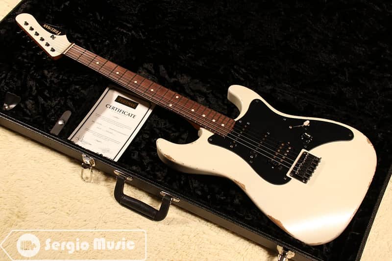 FRIEDMAN VINTAGE-S CUSTOM GUITAR AGED WHITE PEARL