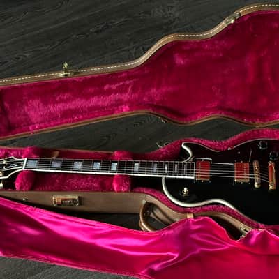 2001 Gibson Les Paul Custom Ebony 4,2kg with Original Case image 6