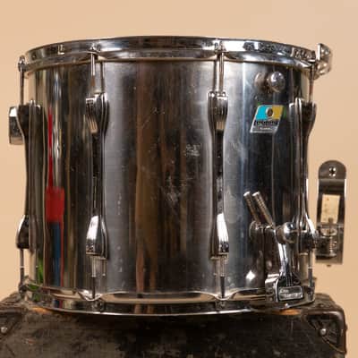 1970s Ludwig 12x15 Challenger II Metal Parade Snare Drum image 8