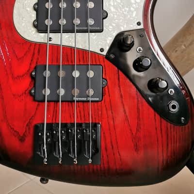 Bzone Jazz Bass MM 2012 - Translucent candy Red imagen 11