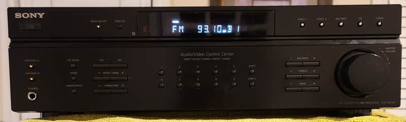 Sony Sony STR-DE197 is a 2-channel AM/FM stereo receiver 90s - Black image 1