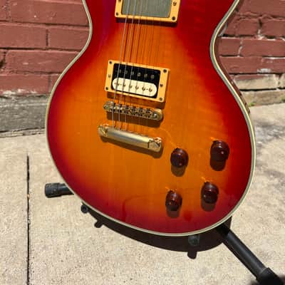 Burny Custom RSC-80 Les Paul Supreme 1980s - Flame Maple Sunburst image 3