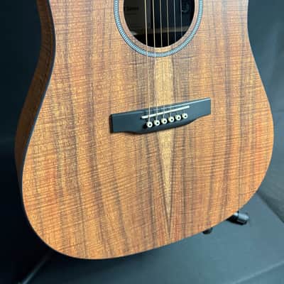 Martin D-X1E Koa Dreadnought Acoustic-Electric Guitar w/ Gig Bag (113) image 3