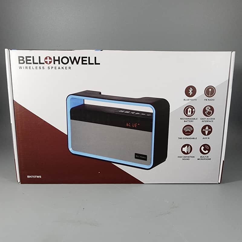 Bell + Howell BH75TWS True Wireless Stereo Link Neo-Retro Bluetooth Speaker image 1