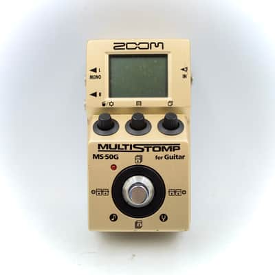 Zoom MS-50G MultiStomp Limited Gold With Original Box Guitar Multi Effect Pedal 000368 image 2