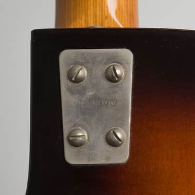 Framus Model 5/59 Sorella Arch Top Acoustic Guitar (1969), ser. #78826, tweed hard shell case. image 13