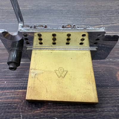 Peavey Wolfgang Floyd Rose Tremolo Unit Bridge Chrome image 6