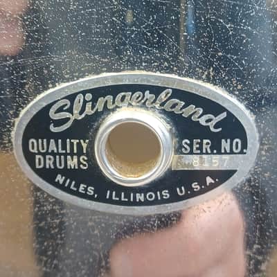 Slingerland 14x24"Concorde Bass Drum 1970 3Ply Chrome Over Wood COW USA image 2