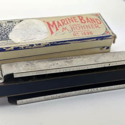 M. Hohner Marine Band A440 1896 Classic Harmonica - Key of G image 11