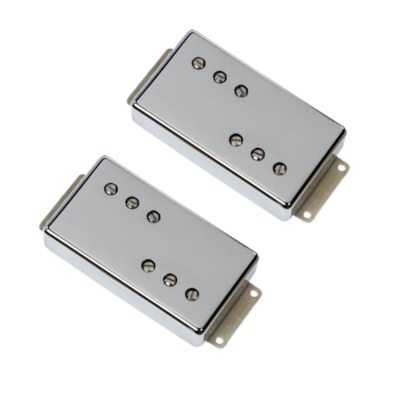 Mojotone '72 Clone Wide Range Humbucker pickup set - nickel image 1