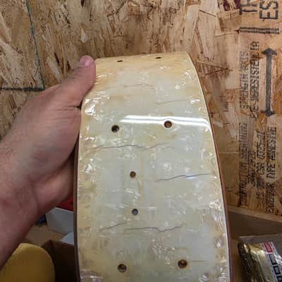 Rogers Dyna-sonic mid 1960's - White Marine pearl image 12