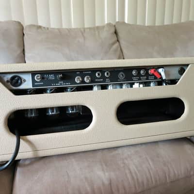 69 Fender Twin Reverb Head & Custom 2x12 Speaker Cabinet! image 5