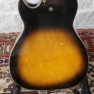 RARE! 1959 Harmony H-46 Stratotone Tobacco Burst USA image 4