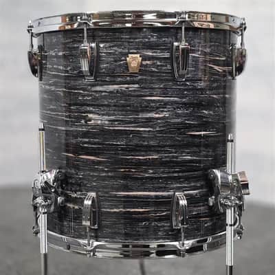 Used Ludwig Classic Maple 3pc Drum Set Vintage Black Oyster - Good image 11