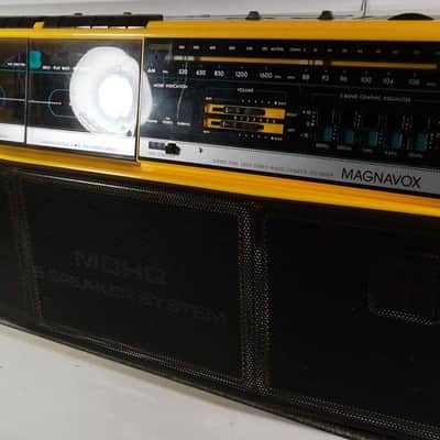 1988 Vintage Magnavox D8300 D-8300 22' x 11' Large Boombox Dual Cassette AM/FM Stereo AUX 5-Way Speakers Portable or AC Excellent image 23