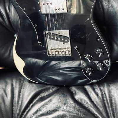 Vintage 1878 Fender Telecaster Custom –  Black – Made in USA 4kg 1978 - Schwarz image 8
