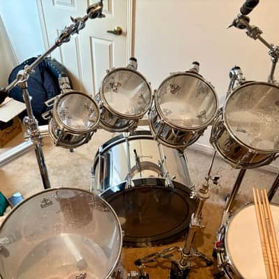 Dunnett Classic Drums 14 Piece Custom Stainless Steel Kit image 7
