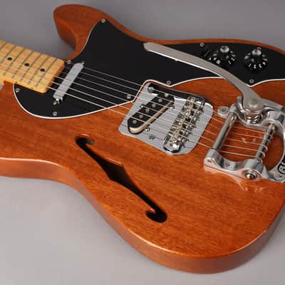 Fender Classic '69 Thinline Telecaster - Bigsby - 2003 - Natural Mahogany image 14