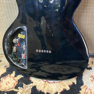 Unknown Single Cut Body Washburn? Lyon? - Black image 2