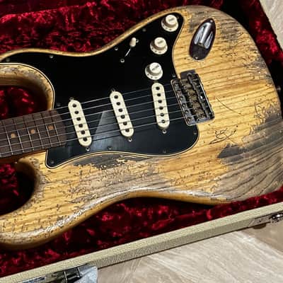 Fender Custom Shop Roasted Poblano Stratocaster Super Heavy Relic Aged Natural Limited Edition image 1