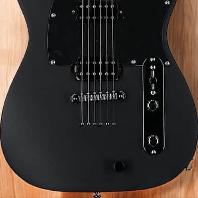 Michael Kelly Hybrid 55T Electric Guitar - Black Satin | Versatile Tone, Sleek Style image 5