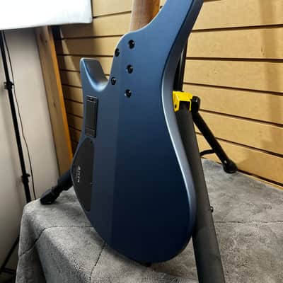 Ibanez EHB Ergonomic Headless Bass Guitar - Arctic Ocean Matte w/Gig Bag & PLEK*D #268 image 8
