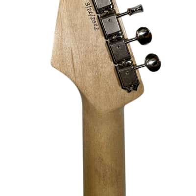 Waterslide Guitars S-Style Dual Foil 2022 Blonde w/ upgraded 1-Piece Body NEW (Authorized Dealer) image 11