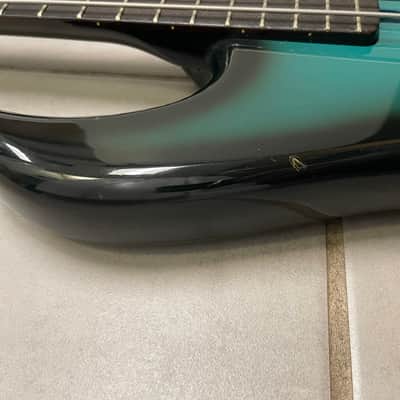 Aria Pro II  RSB Deluxe II Bass 1983 - Blue Burst MIJ Matsumoku John Taylor Cliff Burton image 7