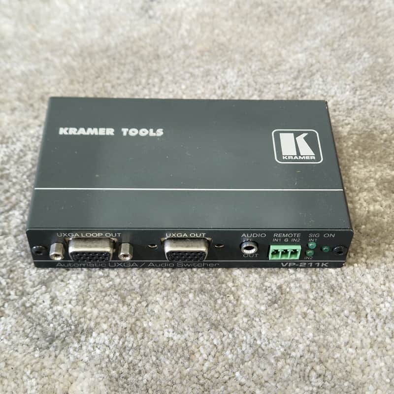 2010s Kramer Kramer Tools VP-211K Audio Switcher Grey