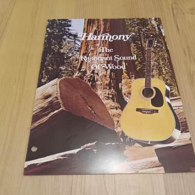 Vintage 1972 Harmony Instrument Catalog! Rare, Original Case Candy, Paperwork! image 1
