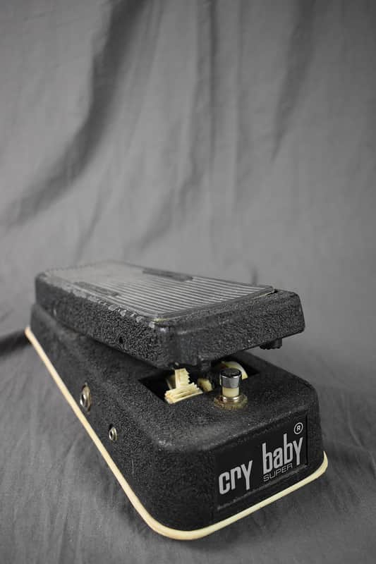 1970s Jen Cry Baby Super 250.422 Wah Pedal (White Fasel) | Reverb