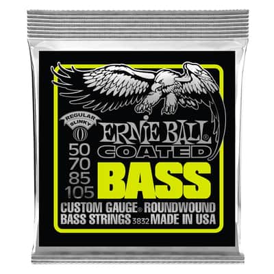 Ernie Ball 3832 Regular Slinky Coated 50-105 image 1