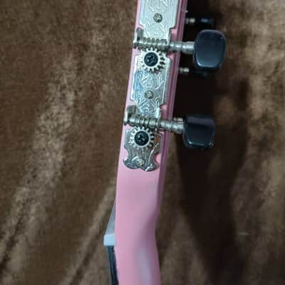 38" LOVELY FLORAL HAND-PAINTED PINK CLASSICAL GUITAR image 18