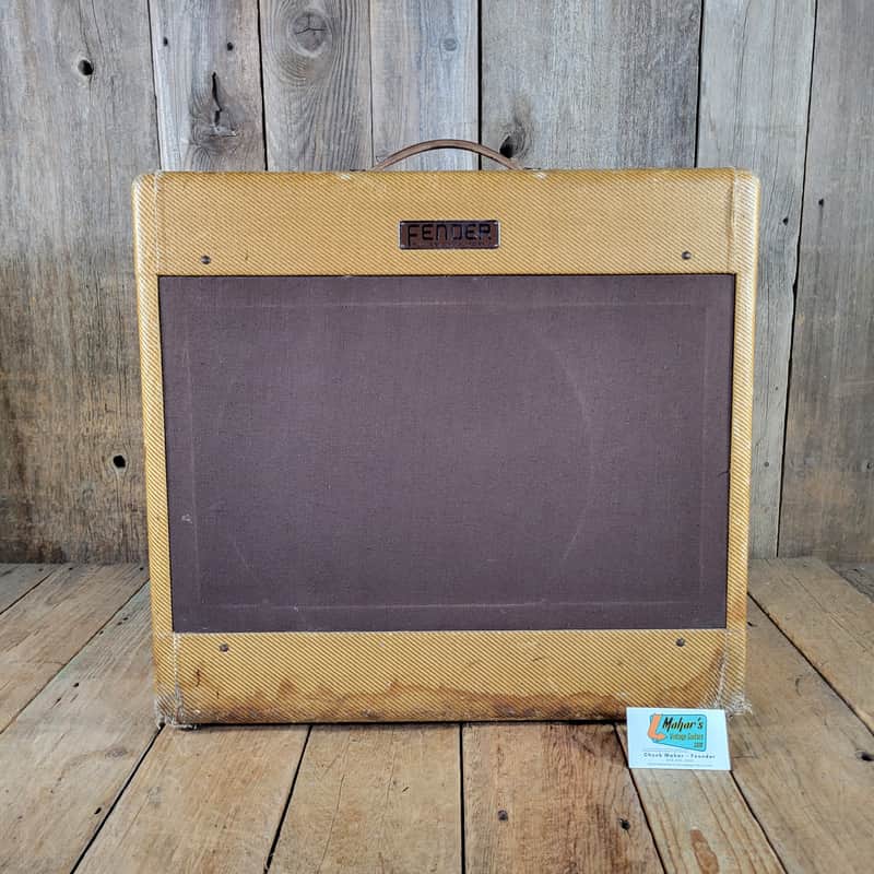 Fender Pro Amp 5D5 Tweed 1954 12AX7 Preamp vs Earlier Octal Preamp - Tweed image 1