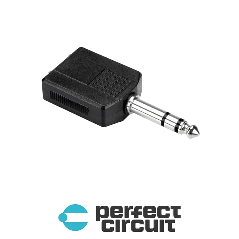 Hosa GPP-359 Dual 1/4" TRS to 1/4" TRS Adapter image 1