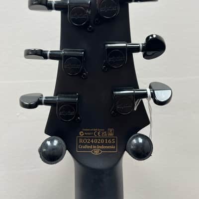 Schecter Damien-6 LH LEFTY 2024 - Satin Black image 9