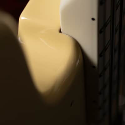 🇯🇵 1989 Fender Order Made JB75-900 Jazz Bass, Fully Painted White, Matching Headstock, Gold Hardware, FujiGen image 13