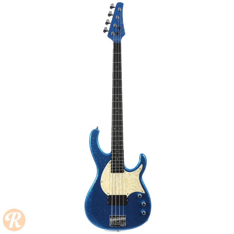 Modulus Flea Bass Blue Sparkle 2003 image 2