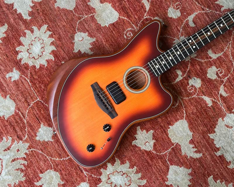 tobacco burst jazzmaster Fender American Acoustasonic Jazzmaster