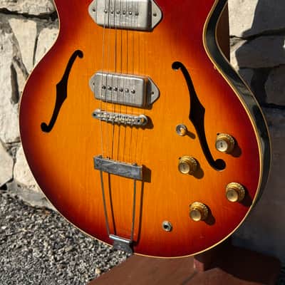 1966 Gibson ES-330TD Cherry Sunburst image 4