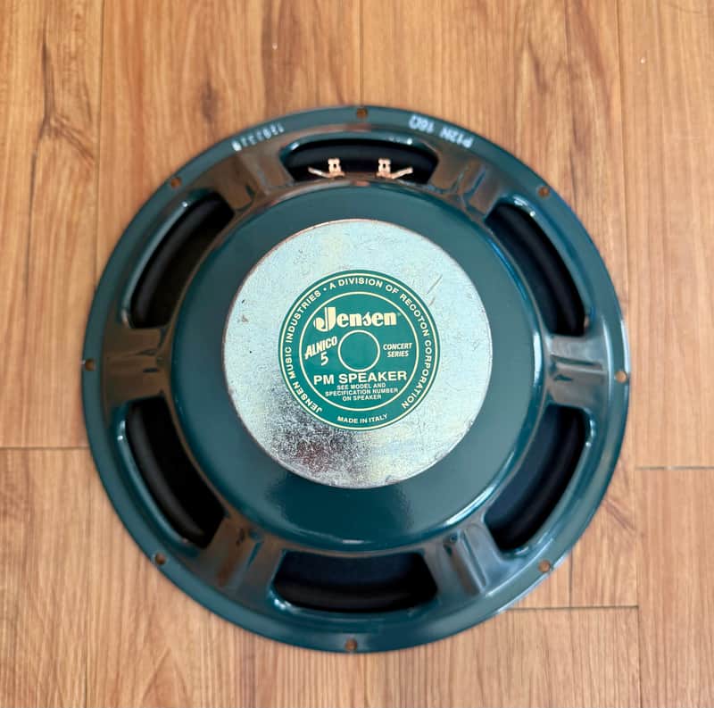 Jensen P12N No Bell Vintage Alnico 12" 50-Watt 16ohm Guitar Speaker 2010s - Green image 1