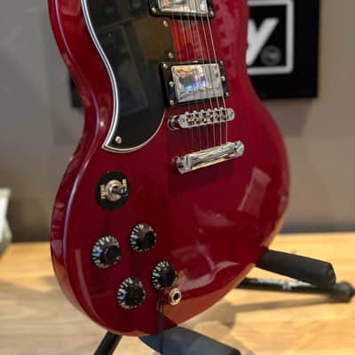Vintage LVS6 Reissued Series Double Cut Left-Handed image 4