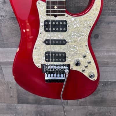 1997 Tom Anderson Classic Red Solid Body Electric Guitar, Serial #11-9-97N image 3
