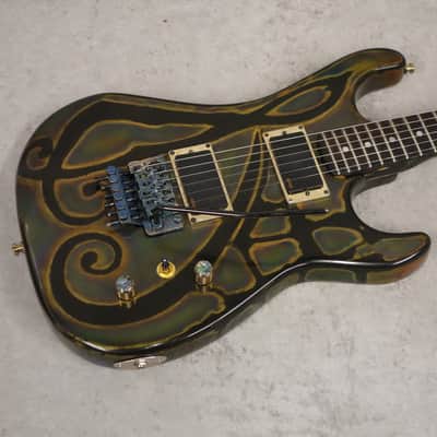 Unbranded "Home Brew" electric guitar with EMG pickups & Floyd Rose image 1