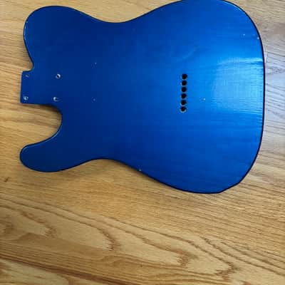 MJT Telecaster Body Relic Nitro Ash Bound Light mjt5519 image 5