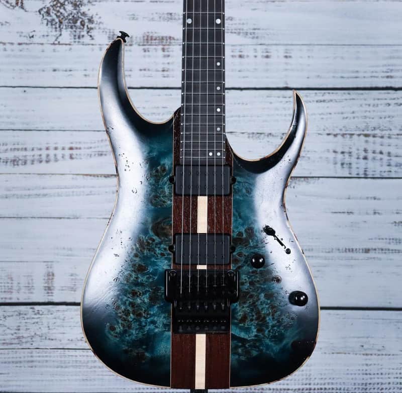 Ibanez RGA20P1 Premium Electric Guitar | Cosmic Blue Burst Low Gloss image 1